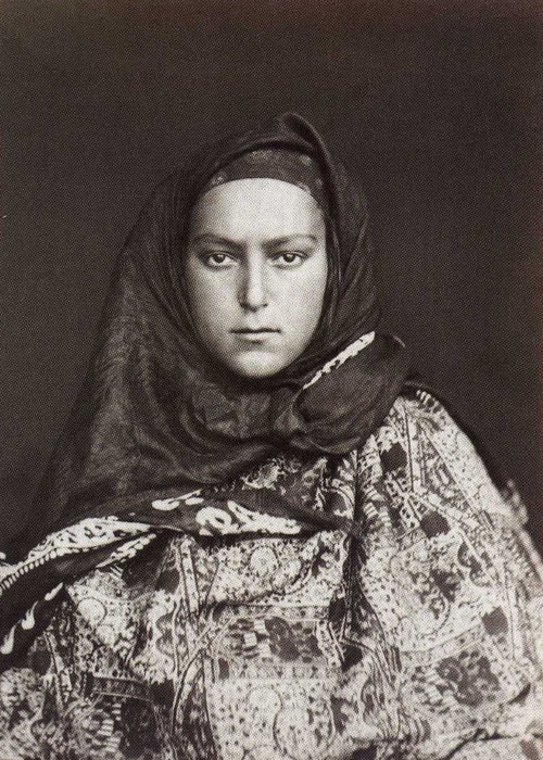 Фотография аварки, 1870-ые.