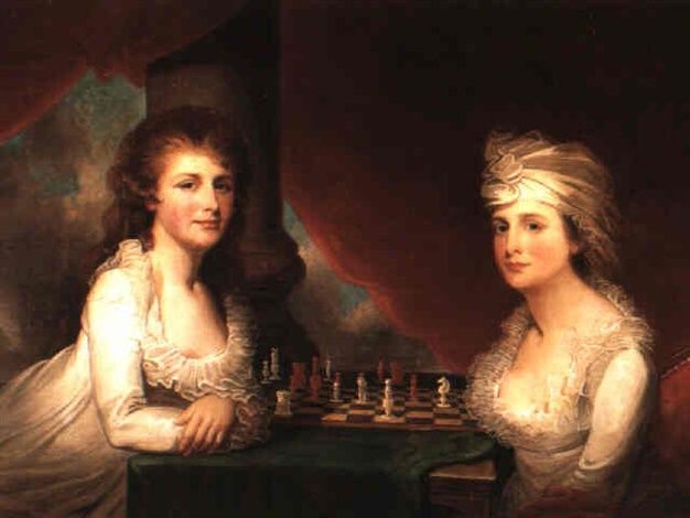 Гилберт Чарльз Стюарт, «Портрет мисс Хетти и Мэри Моррис», 1795.