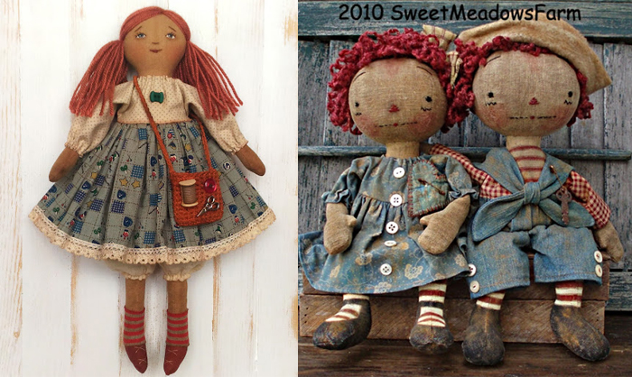Выкройка чердачной куклы. Шьем чердачную куклу | Авторские куклы ручной работы, Выкройки, Куклы