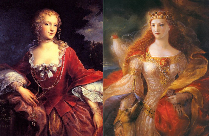 Образы женщин, определявших европейскую историю.