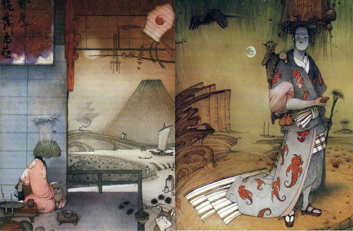 Иллюстрации к японским сказкам покорили публику по всему миру.
