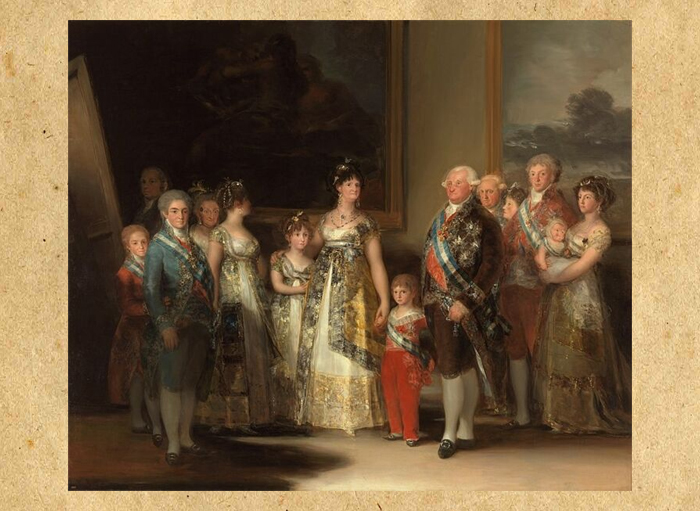 Портрет семьи Карла IV.
