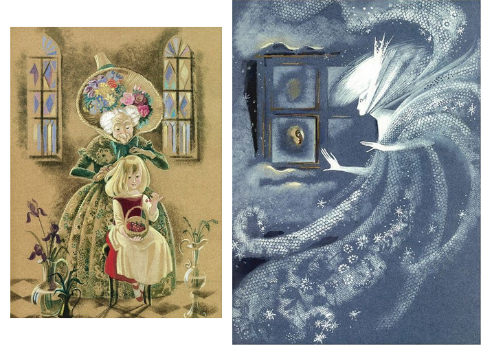 Снежная королева. Иллюстрации Ники Гольц.
