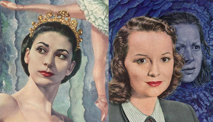 И еще немного прекрасных портретов - Марго Фонтейн и Оливия де Хэвилленд.