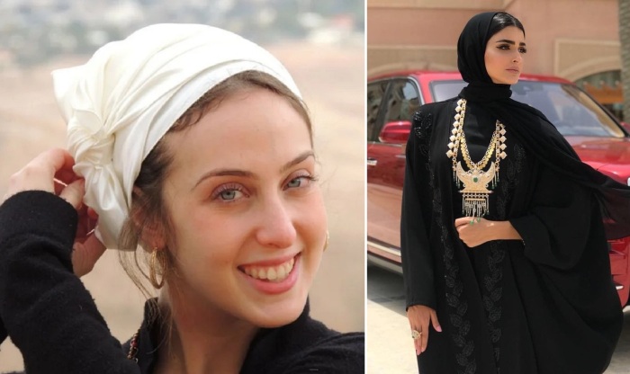 Еврейская и арабская девушки.