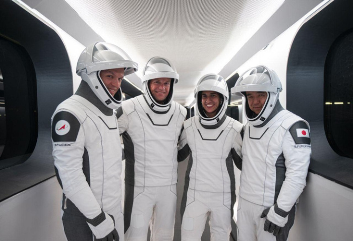 Экипаж, стартовавший в августе прошлого года. /Фото:SpaceX