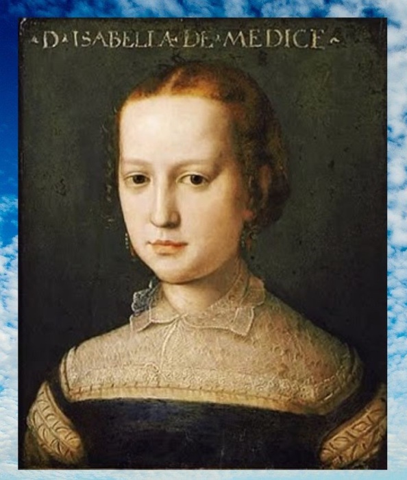 Изабелла в возрасте 10-12 лет. Один из истинных портретов работы Бронзино.