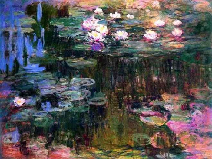 «Водяные лилии в розовом» (1898)