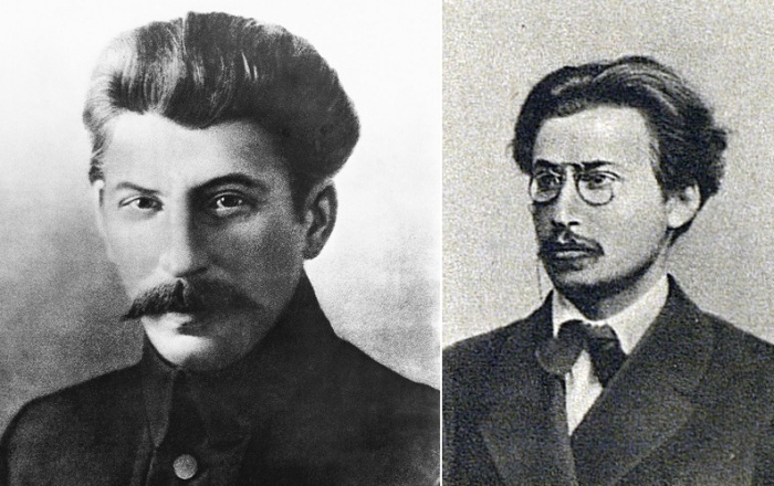 Ярославский и Сталин в молодости. 