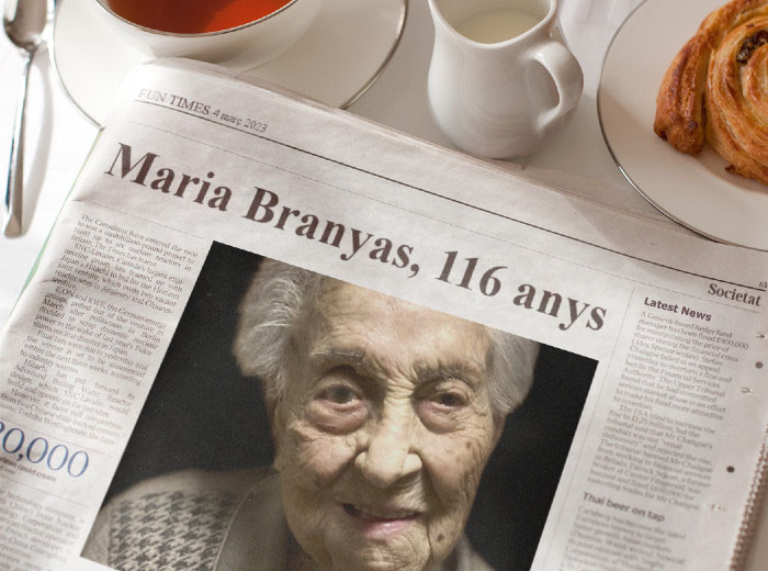 Пуликация о Марии в газете. /Фото: аккаунт Мореры в Твиттере.