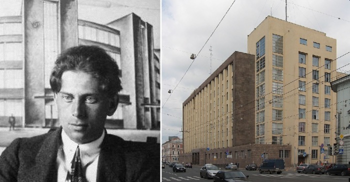 Ной Троцкий и спроектированное им знаменитое здание НКВД на Литейном в Петербурге.