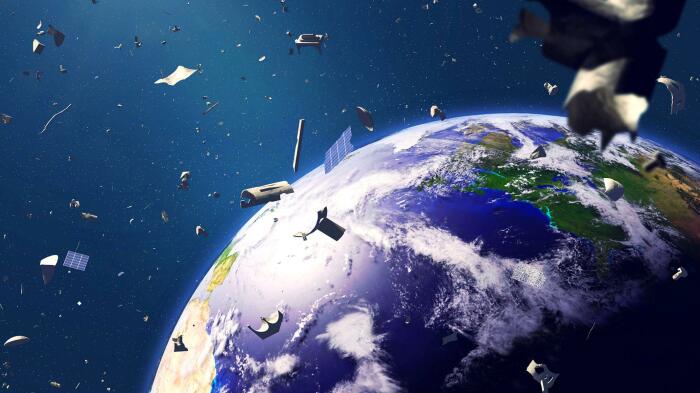 Космический мусор скоро станет большой проблемой. /Фото: kipmu.ru
