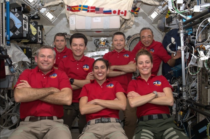 Международная команда космонавтов. /Фото: страница Борисова в соцсети