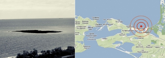Расположение острова на карте.