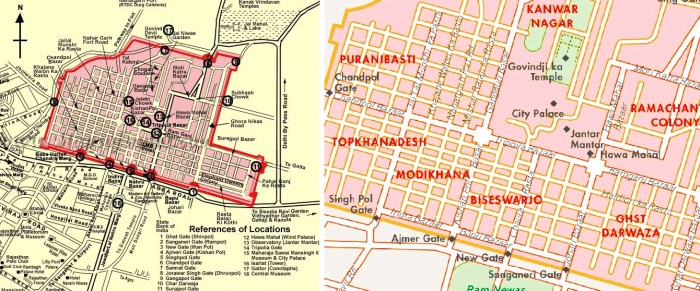 Джайпур на карте.