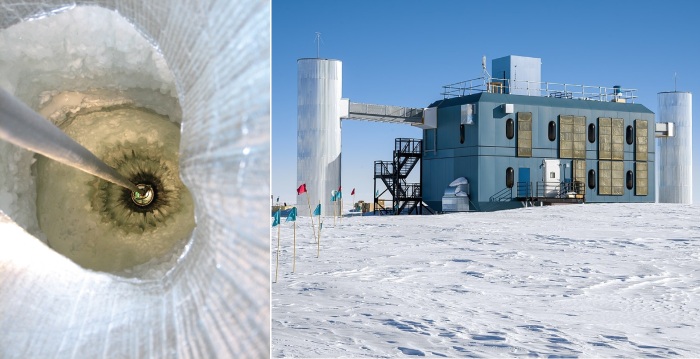 Скважина в Антарктиде помогает изучать космос.