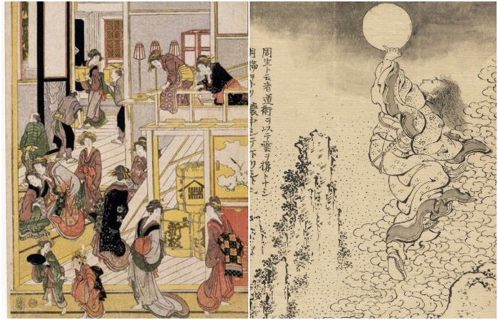 Хокусай с детства много внимания уделял самообразованию: учил языки, читал доступные ему книги, изучал работы мастеров
