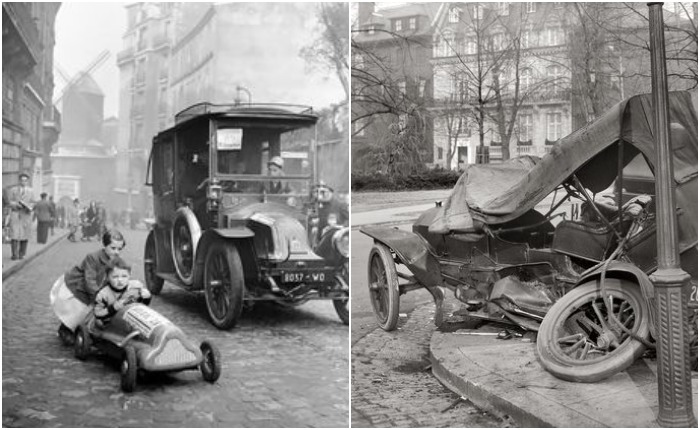 Главной причиной аварий в начале XX века было превышение скорости движения.