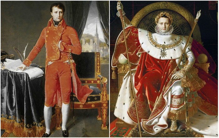 Портреты Наполеона 1804 и 1806 годов