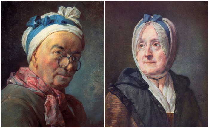 Автопортрет и портрет жены художника, написанные незадолго до его кончины