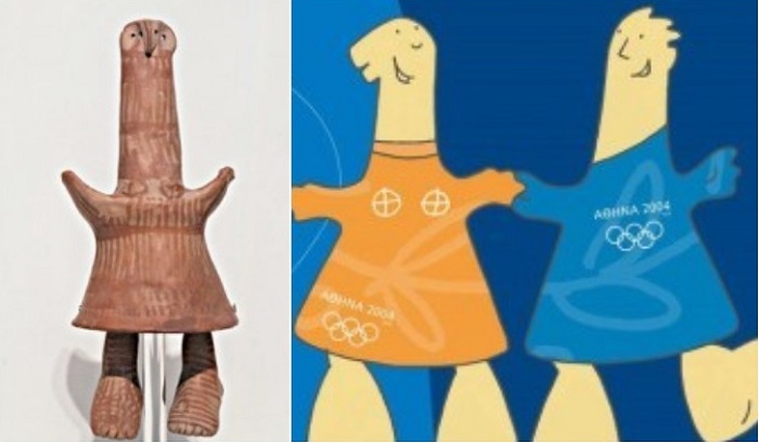 Куклы Древней Греции - ставшие символами Олимпийских игр в Афинах 2004 года