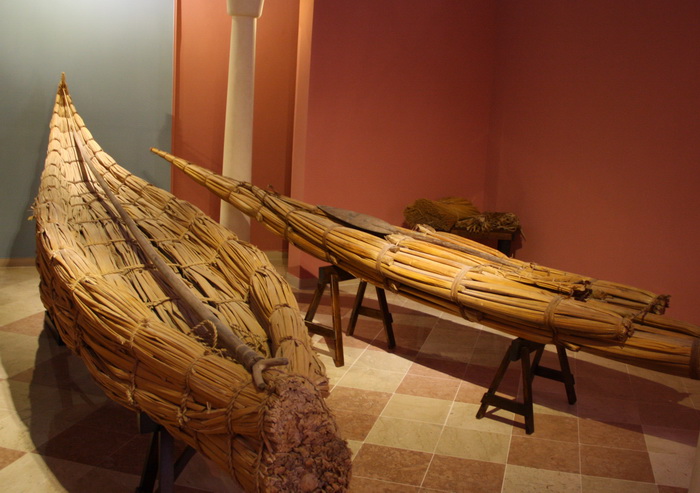 Так выглядели лодки, сделанные из папируса