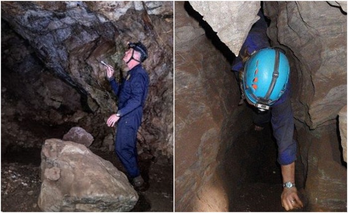 Окаменелости хорошо сохранились в том числе и потому, что эта часть пещеры очень труднодоступна