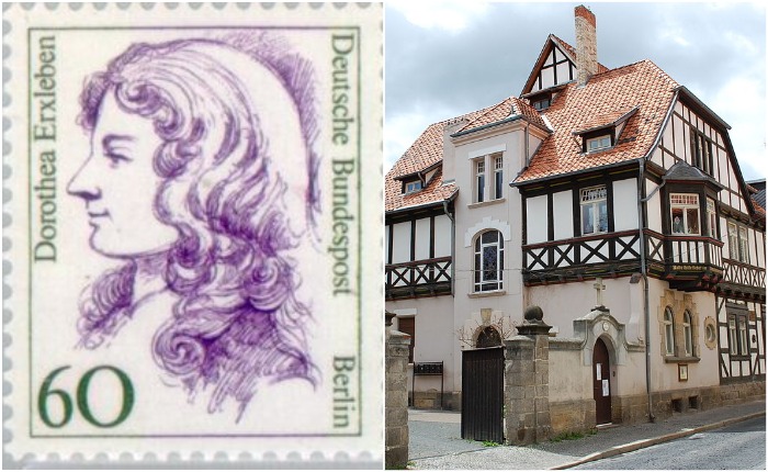 Доротея Эркслебен – имя в Германии уважаемое; а в городе Кведлинбург сохранился дом, в котором она жила и работала