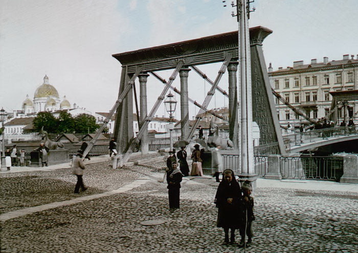 Египетский мост в 1896 г.