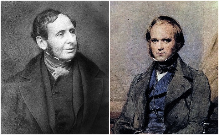Капитан Фицрой и молодой Чарльз Дарвин. Увы, первый повторил судьбу своего предшественника и тоже спустя некоторое время после возвращения покончил с собой.