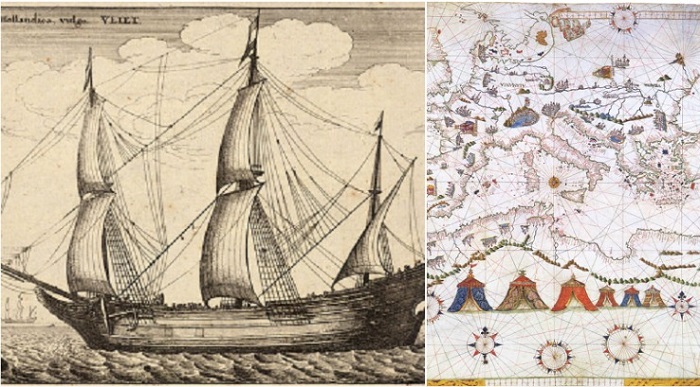 Портуланы использовались мореплавателями XIII - XVI веков
