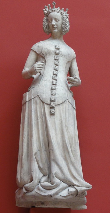 Слепок статуи Изабеллы Баварской из Дворца правосудия в Пуатье