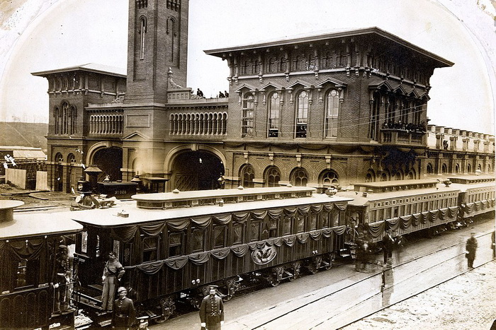 Похоронный поезд Авраама Линкольна. Источник: commons.wikimedia.org