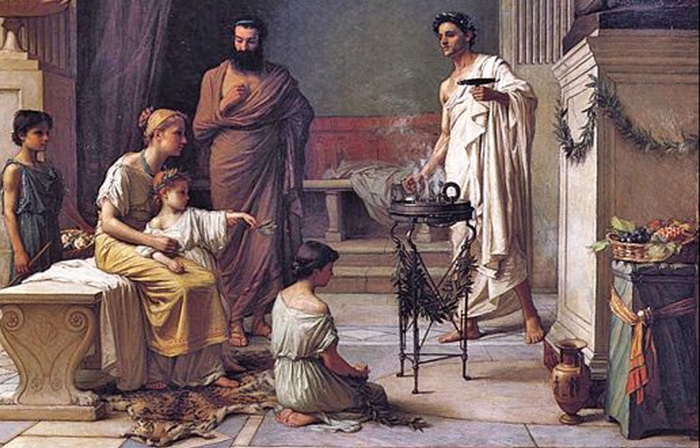 Древнегреческая семья. Источник: greekcomunity.com.au