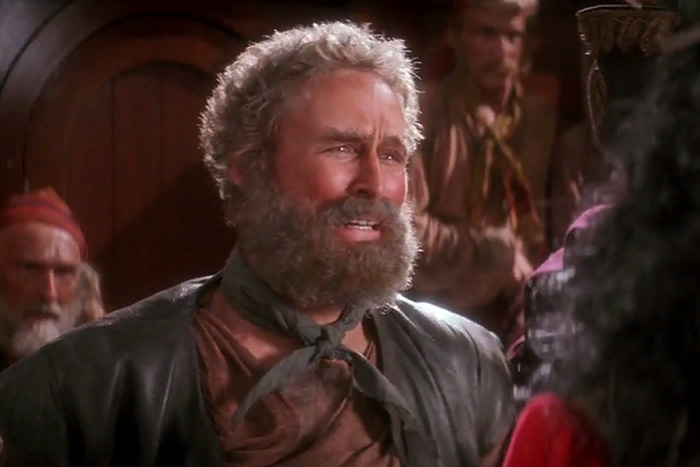 Кадр из фильма «Капитан Крюк», 1991 года, Гленн Клоуз в эпизодической роли