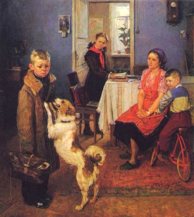 Федор Решетников, «Опять двойка», 1952 год