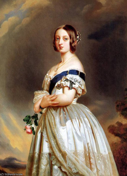 Франц Винтрехальтер, портрет молодой королевы Виктории