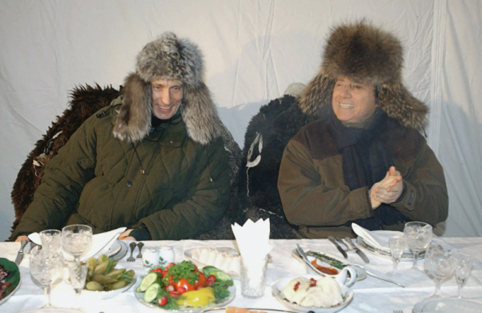 Сильвио Берлусконии и Владимир Путин. / Фото: www.news.ru