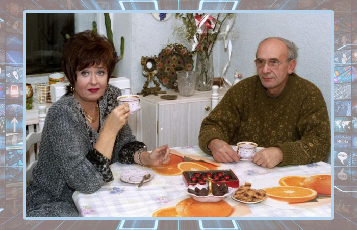 Регина Дубовицкая с мужем.
