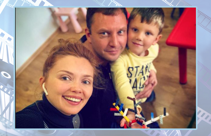 Ольга Кузьмина и Алексей Терещенко с сыном.