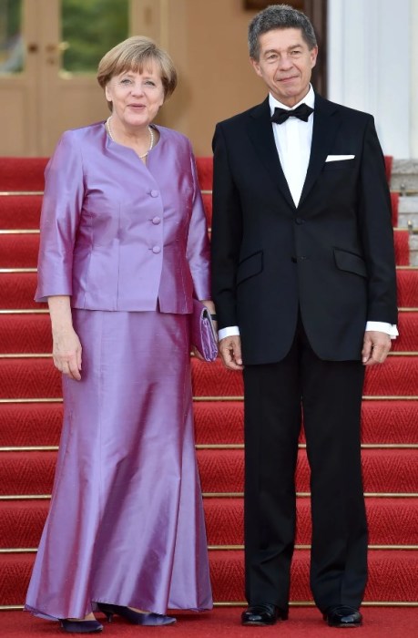 Ангела Меркель и Иоахим Зауэр. / Фото: www.pinterest.ru