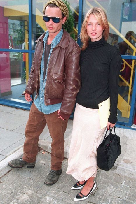 Джонни Депп и Кейт Мосс. / Фото: www.pinimg.com