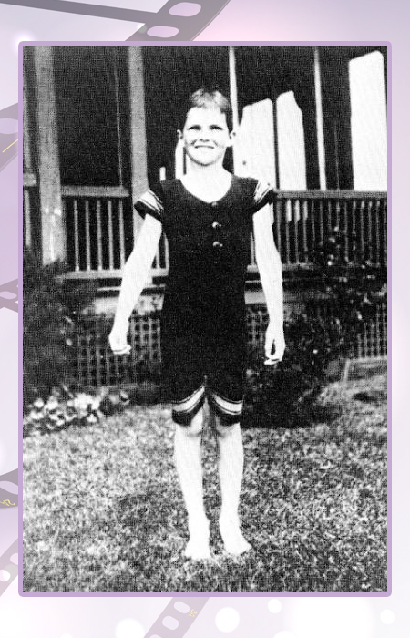 Кэтрин Хепбёрн в детстве.