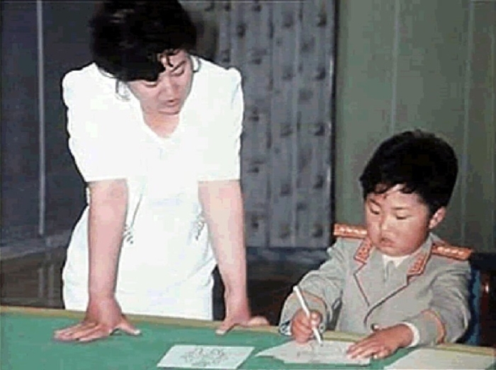 Ким Чен Ын в детстве. / Фото: www.barcaffe.ru