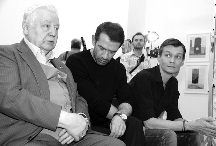Олег Табаков, Владимир Машков, Филипп Янковский. / Фото: www.ptj.spb.ru