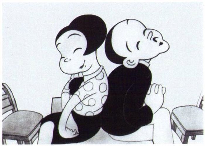 Так выглядели кадры из японских мультфильмов первой половины ХХ века. / Фото: www.aminoapps.com