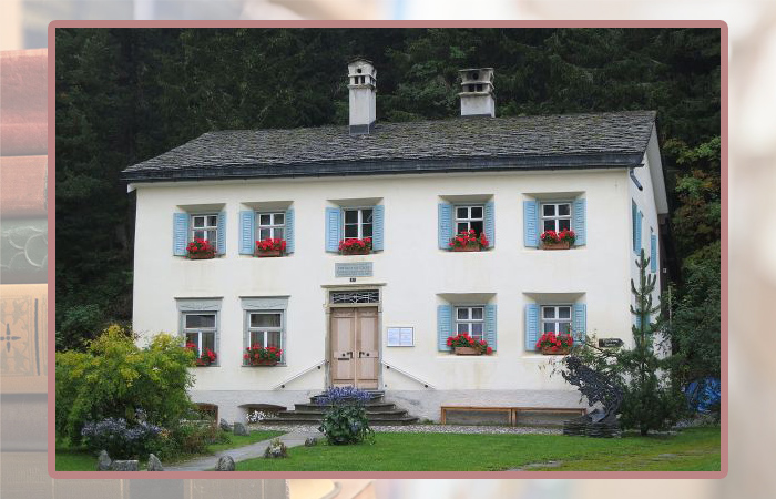Nietzsche-Haus in Sils-Maria, Швейцария.