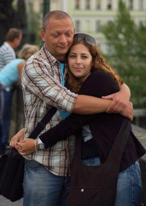 Олег Куваев с женой. / Фото: www.c00l.ru