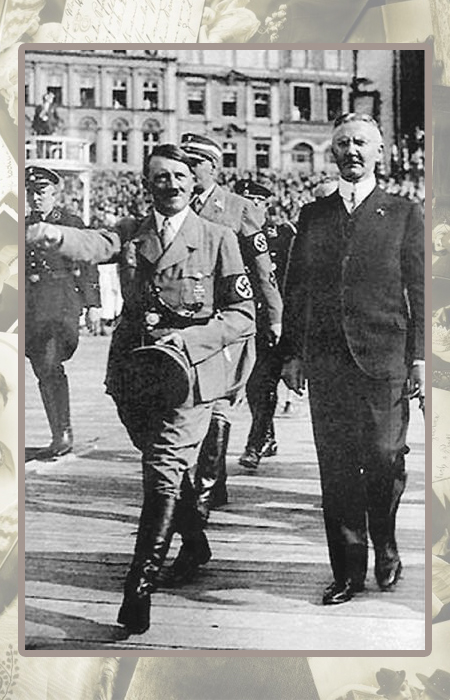 Адольф Гитлер и Ялмар Шахт.