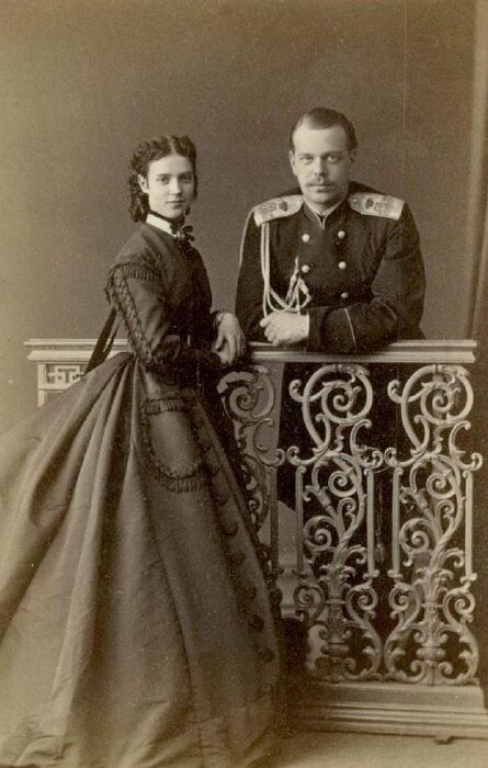 Мария Фёдоровна и Александр III. / Фото: www.nlr.ru